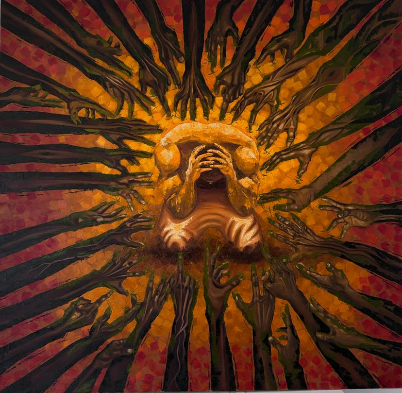 Surrounded by devourers